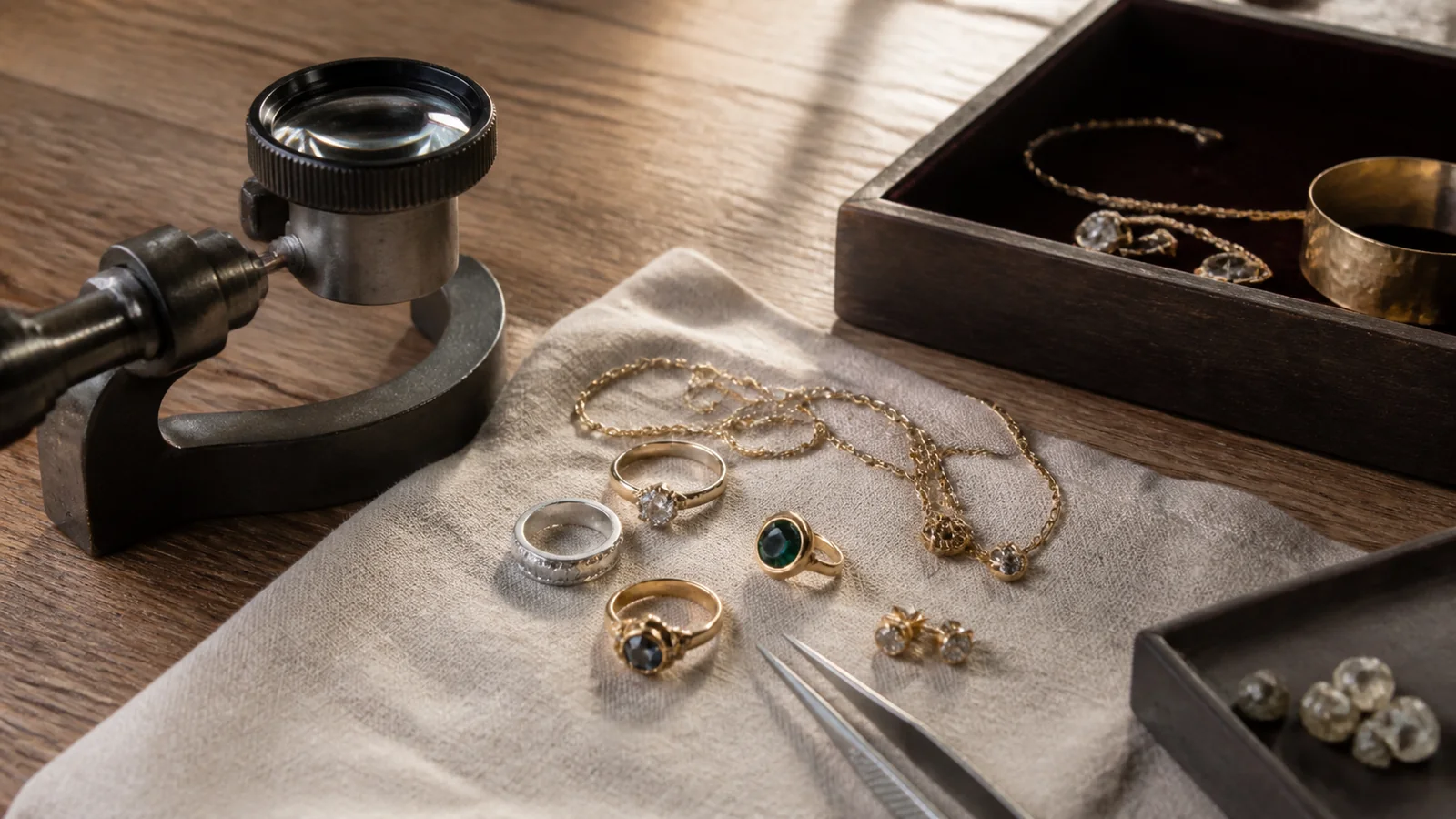 Editorial still life for Ethical Jewellery Claims Reviewed: Traceability, Certification and Marketing Boundaries