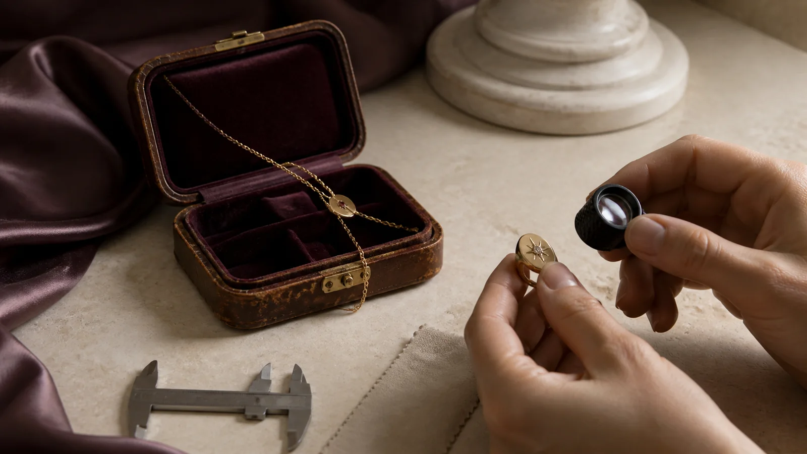 Editorial still life for Personalised Jewellery Orders Reviewed: Lead Times, Proofs and Return Exclusions